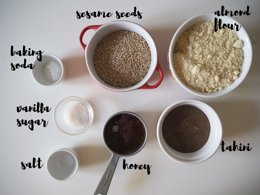 Honey Tahini Cookies - Ingredients