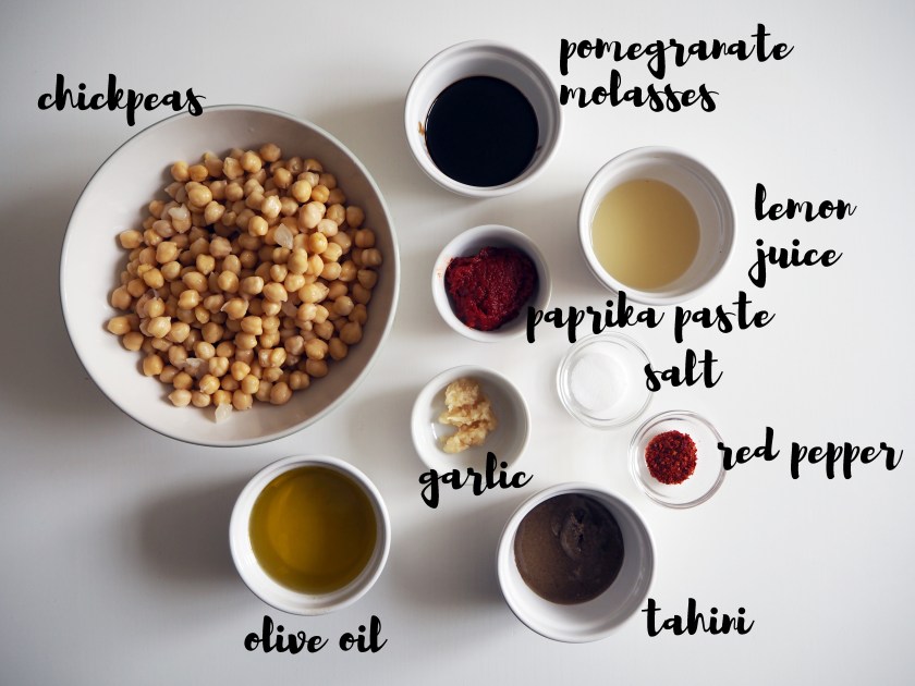 Pomegranate Hummus - ing