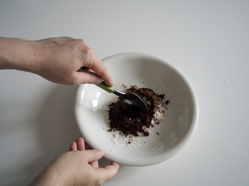 Chocolate Cinnamon Pear Cake - 2D