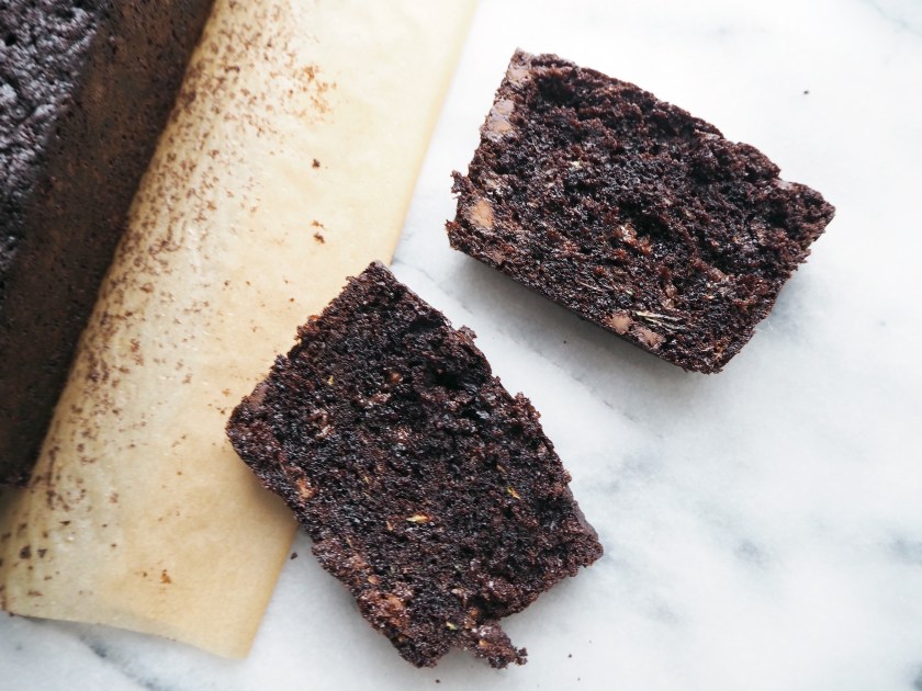Chocolate Zucchini Spelt Cake - C