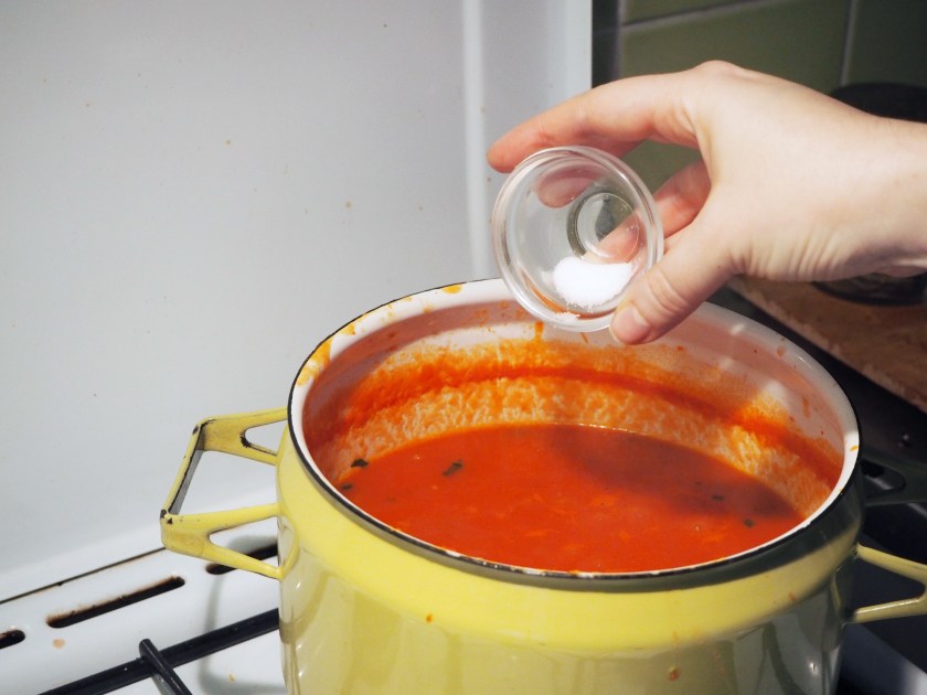 Tomato Soup With Orzo