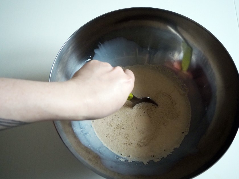 Cake with yeast dough