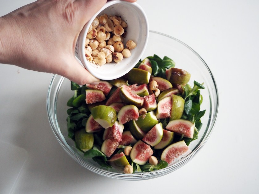 Fig and Hazelnut Salad