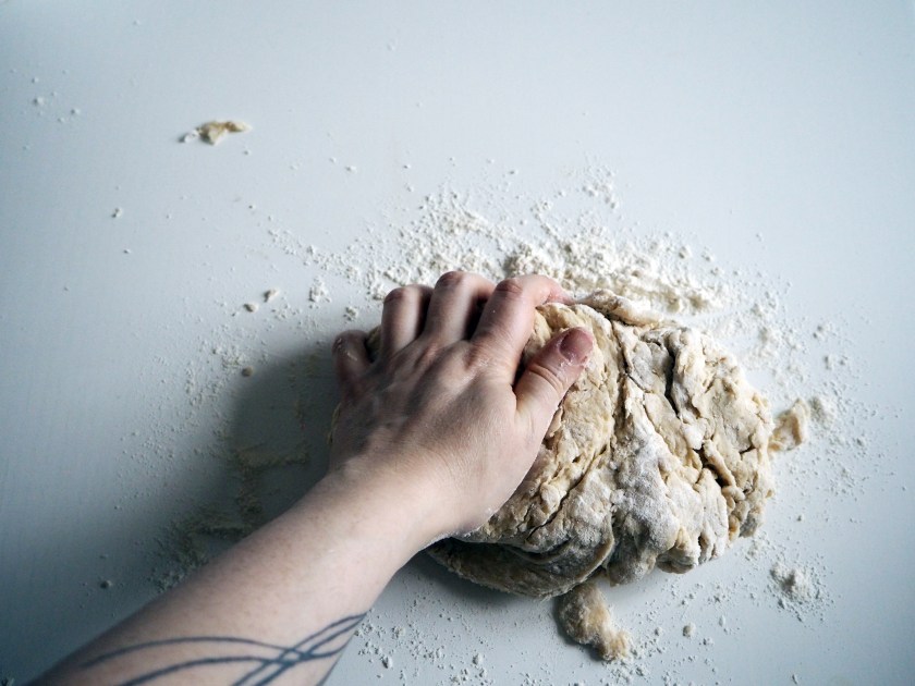 Cake with yeast dough