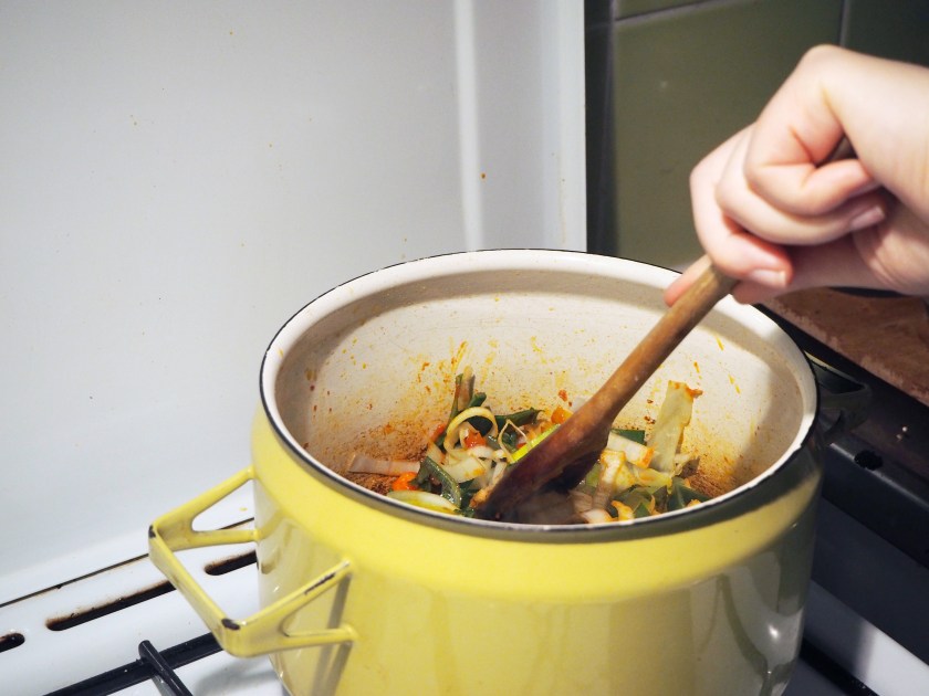 Leek With Rice, Cooked In Olive Oil