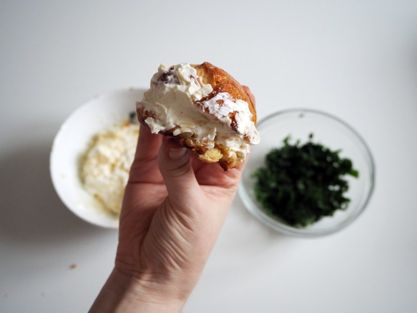 Brioche Buns With Cheese And Parsley