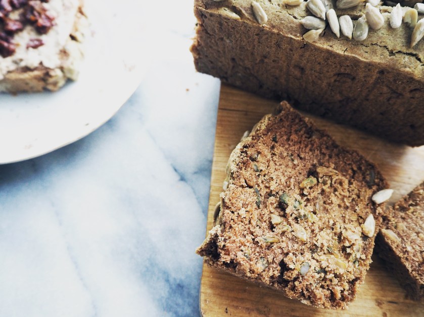 Buckwheat Bread and Black Eye Hummus