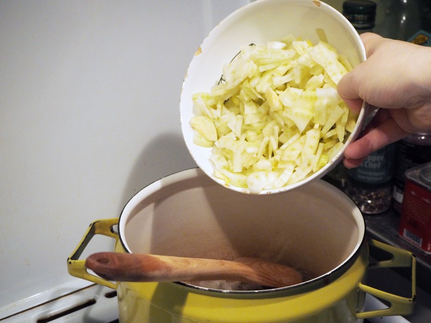 Puy Lentil Soup With Fennel, Carrots And Chestnuts