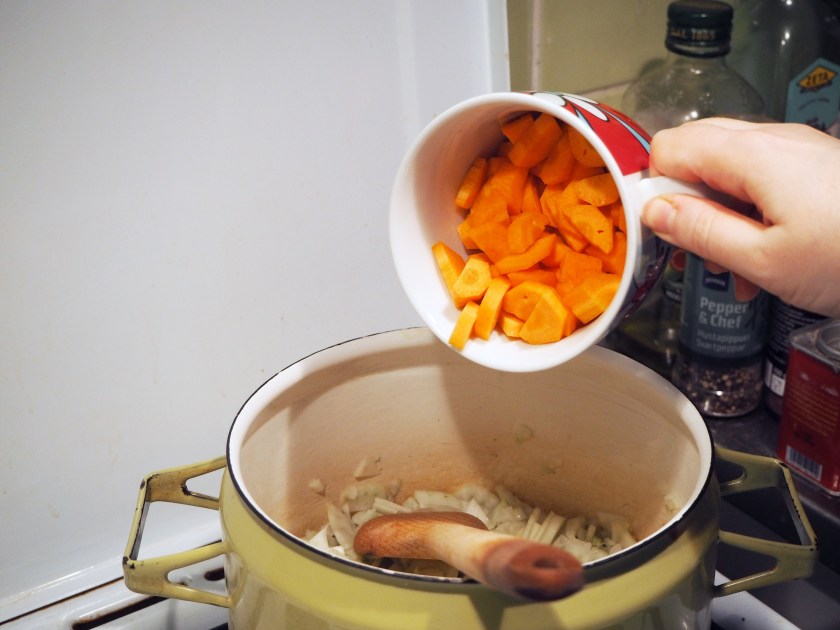Puy Lentil Soup With Fennel, Carrots And Chestnuts