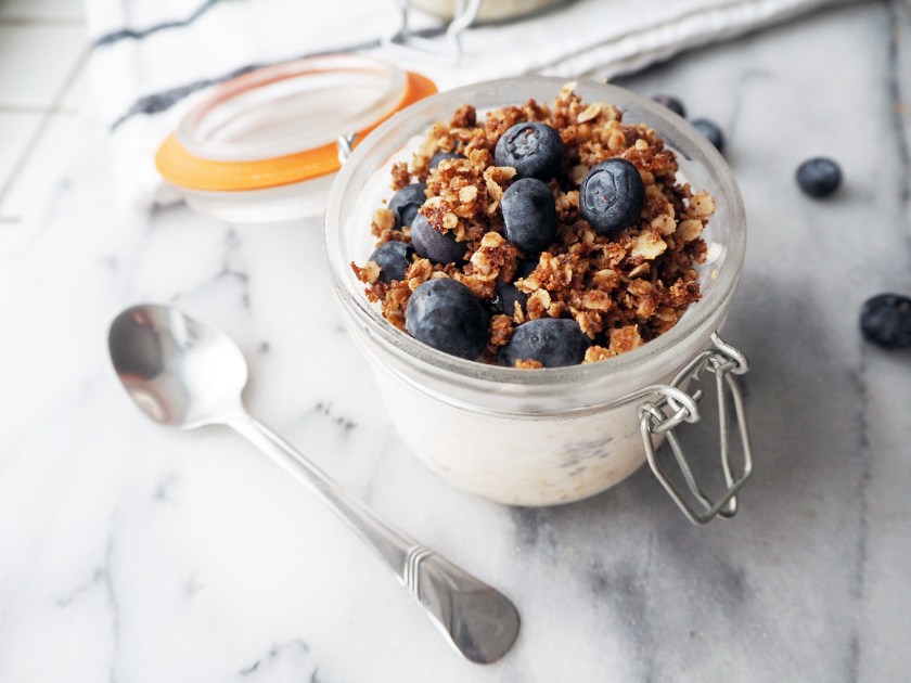 Blueberry Pie Overnight Oats