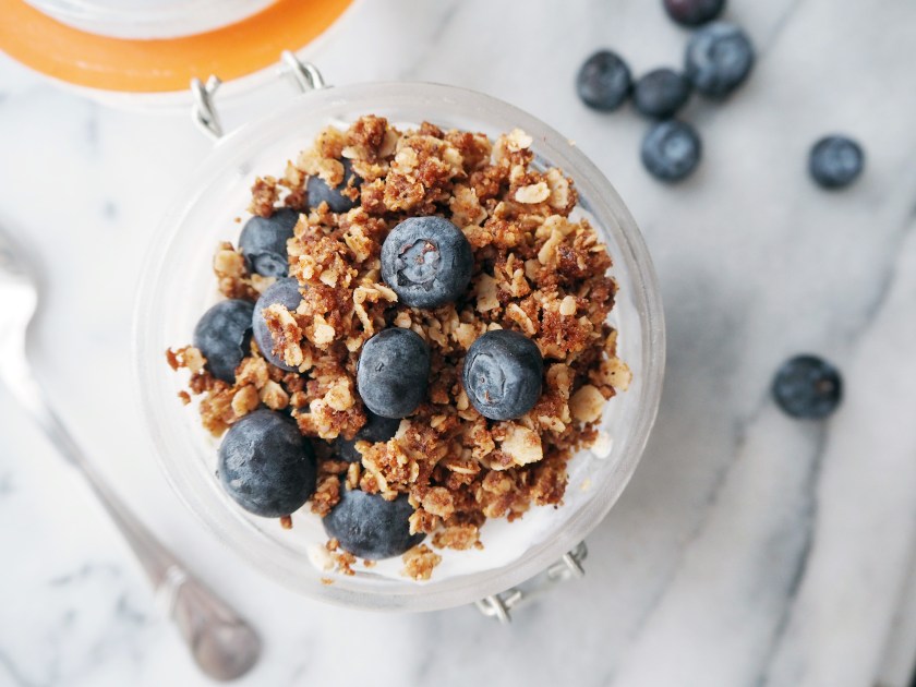Blueberry Pie Overnight Oats