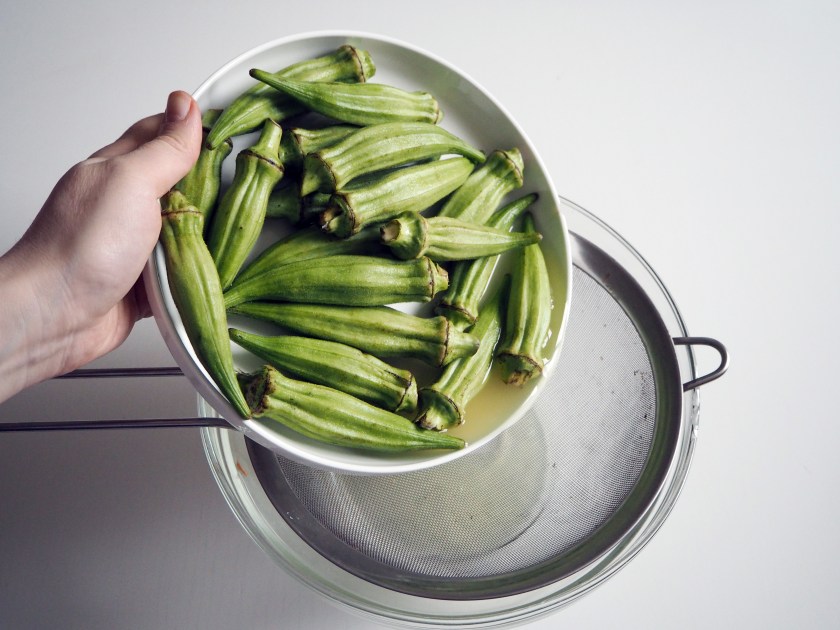 Pan-fried Okra